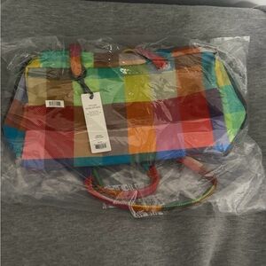 Baggu Madras Bowler Bag